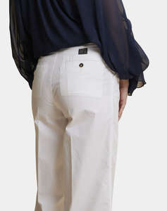 LA MARTINA ПАНТАЛОНИ WOMAN WIDE LEG PANTS HD POPLIN