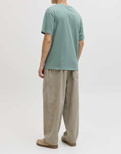 JACK&JONES JJHONOLULU SHAPE TEE SS CREW NECK LN