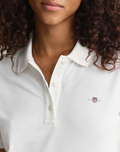 GANT БЛУЗА КМ REG SHIELD SS PIQUE POLO REG SHIELD SS PIQUE POLO