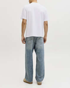 JACK&JONES JJHONOLULU SHAPE TEE SS CREW NECK LN