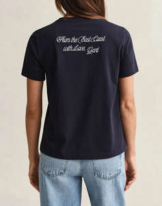 GANT БЛУЗА КМ GRAPHIC PRINT SS T-SHIRT GRAPHIC PRINT SS T-SHIRT