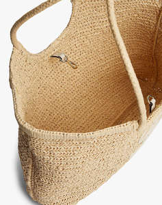 TOMMY HILFIGER TH ELEVATED SUMMER TOTE RAFFIA