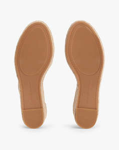 TOMMY HILFIGER MID WEDGE ESPAD X CROSS GOLD