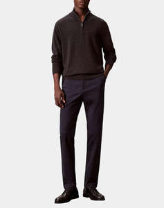 CALVIN KLEIN SLIM SATEEN CHINO TROUSER
