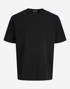 JACK&JONES JCOFUSION BADGE TEE SS CREW NECK LN