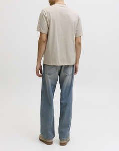 JACK&JONES JJHONOLULU SHAPE TEE SS CREW NECK LN