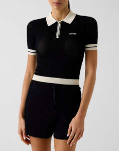GUESS GABRY SS CROPPED POLO SWTR ДАМСКА БЛУЗА