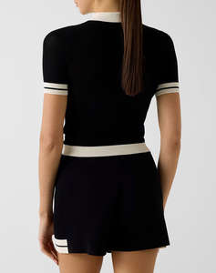 GUESS GABRY SS CROPPED POLO SWTR ДАМСКА БЛУЗА