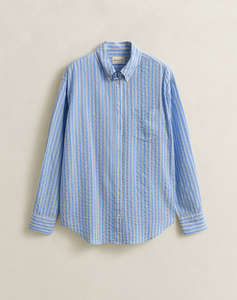 GANT РИЗА ММ REL STRIPE SEERSUCKER BD SHIRT REL STRIPE SEERSUCKER BD SHIRT