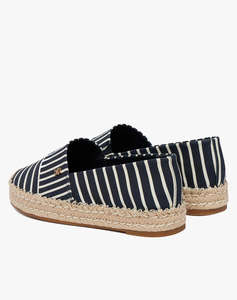 TOMMY HILFIGER TH PLATFORM ESPADRILLE STRIPES