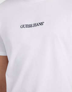 GUESS JEANS GJ SS CN SLIM LOGO EMBRO TEE МЪЖКА БЛУЗА