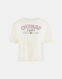 GUESS ARIANNA SS CN BOXY T-SHIRT ДАМСКА БЛУЗА