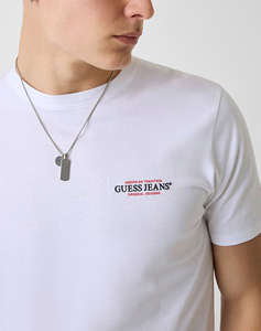 GUESS JEANS GJ SS CN SLIM AMERICAN TR TEE МЪЖКА БЛУЗА