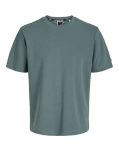 JACK&JONES JCOFUSION BADGE TEE SS CREW NECK LN