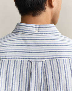 GANT РИЗА ΜΜ REG COTTON LINEN STRIPE SHIRT