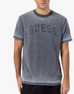 GUESS SS BSC MARINE LOGO TEE MENS BLOUSE