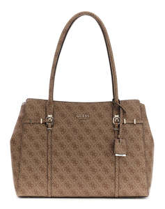 GUESS LEONA LOGO 2 COMP TOTE ДАМСКА ЧАНТА