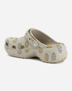 CROCS Classic Platform Floral Clog