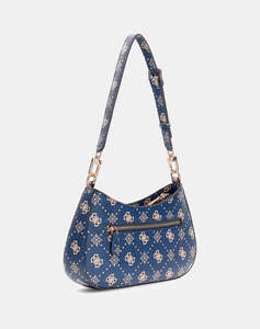 GUESS EMELIE LOGO TOP ZIP SHLDR BAG ДАМСКА ЧАНТА