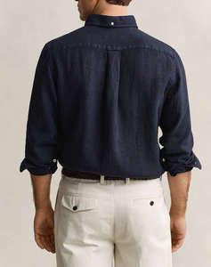 GANT РИЗА ΜΜ REG GMNT DYED LINEN SHIRT