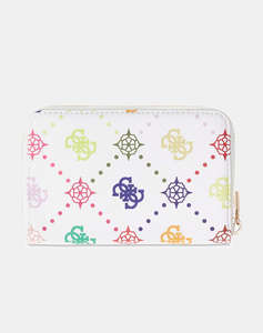 GUESS EMELIE LOGO SLG MED ZIP AROUND Дамско портмоне