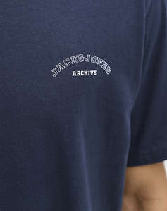 JACK&JONES JJCOLLEGE LOGO TEE SS CREW NECK
