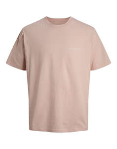 JACKL&JONES JORMONTAUK AOP BACK TEE SS CREW NECK SN