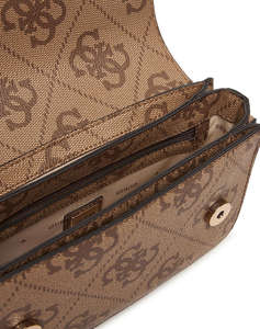 GUESS JANIE LOGO CNVRTBL XBODY FLAP ДАМСКА ЧАНТА