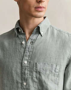 GANT РИЗА ΜΜ REG GMNT DYED LINEN SHIRT