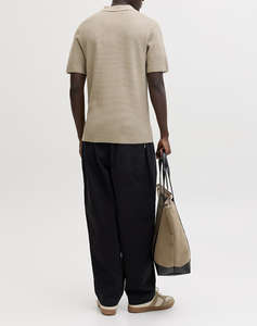 JACK&JONES JPRBLURILEY KNIT POLO SS SN