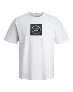 JACK&JONES JORCATSKILLS SQUARE BRANDING TEE SSCN LN