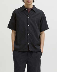 JACK&JONES JORMONTAUK WAVY TEXTURE SHIRT SS SN