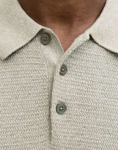 JACK&JONES JPRBLURILEY KNIT POLO SS SN