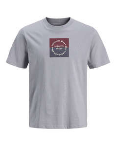 JACK&JONES JORCATSKILLS SQUARE BRANDING TEE SSCN LN