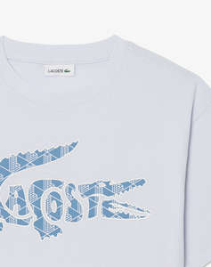 LACOSTE BLOUSE ΚΜ SS MONOGRAM TEE