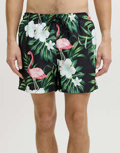 JJREBEL JREBHAWAII SWIM SHORT PRINT