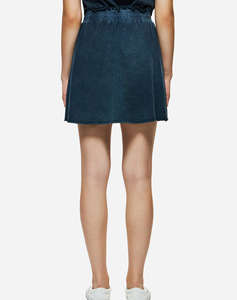 DIRTY LAUNDRY MINI SKIRT WITH RAW EDGES