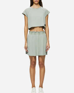 DIRTY LAUNDRY CROPPED SLUB T-SHIRT