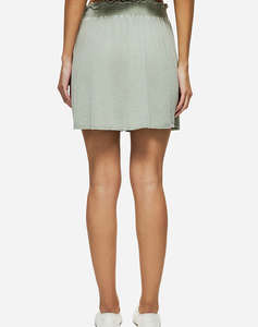 DIRTY LAUNDRY MINI SKIRT WITH RAW EDGES