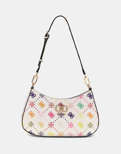 GUESS EMELIE LOGO TOP ZIP SHLDR BAGWOMENS BAG