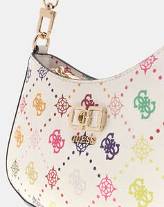 GUESS EMELIE LOGO TOP ZIP SHLDR BAGWOMENS BAG