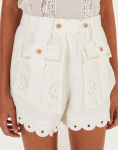 FARM RIO ARTISANAL SHORT OFF-WHITE-OFF-WHITE