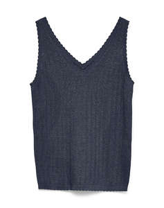 VERO MODA VMNEWLEX POINTELLE V-NECK TOP