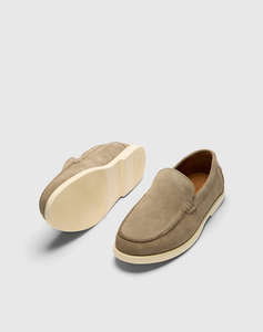 SELECTED SLMOWEN SUEDE CLEAN LOAFER