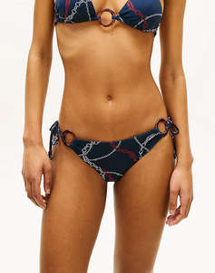 TOMMY HILFIGER V STRING SIDE TIE PRINT