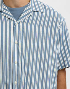 SELECTED SLMCASPER-AIR RLX MIX SS SHIRT