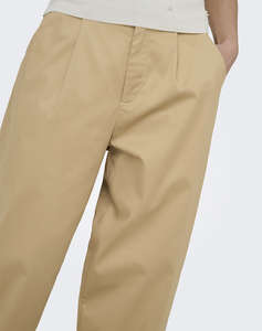 ONLY ONLCASIL HW ANK BARREL CHINO PANT CC PNT
