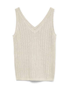 VERO MODA VMNEWLEX POINTELLE V-NECK TOP