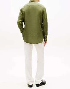 TOMMY HILFIGER PIGMENT DYED LI SOLID RF SHIRT