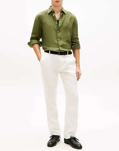 TOMMY HILFIGER PIGMENT DYED LI SOLID RF SHIRT